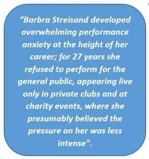 Barbara Streisand, Stage Fright