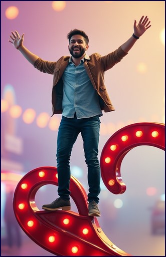 Second liberated man on figure of eight