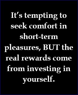 Real progress comes from hard work, in counselling and in life