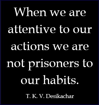 Controlling your habits is part of the road to success in counselling and in life