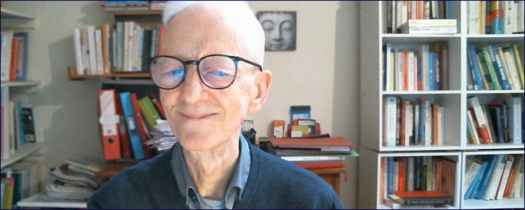 Dr Jim Byrne, Doctor fo Counselling, in his Hebden Bridge office